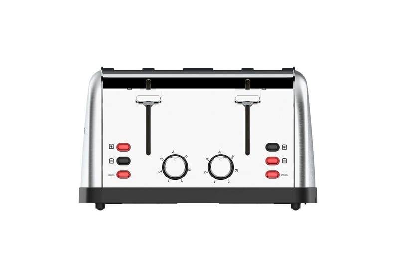 Brödrost Taurus Vintage Four - Silver - Kök & hushåll - Hushållsmaskiner & vitvaror - Köksmaskiner - Värma & koka - Brödrost