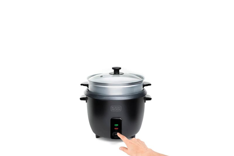 Riskokare Black+Decker 1.8L Svart - Svart - Kök & hushåll - Hushållsmaskiner & vitvaror - Köksmaskiner - Värma & koka - Riskokare