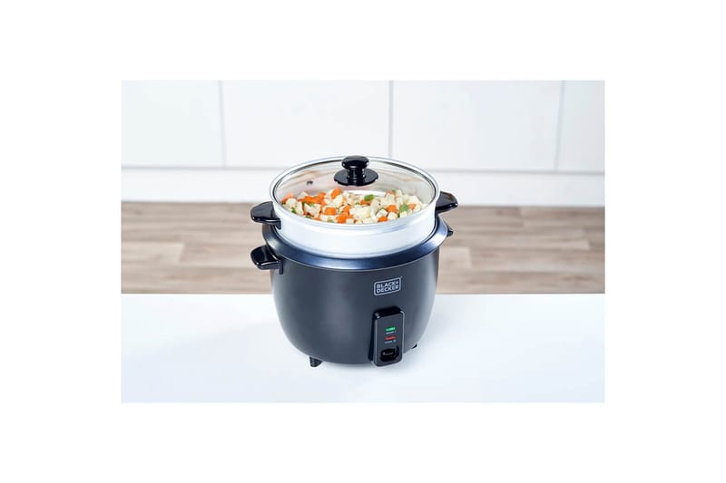 Riskokare Black+Decker 1.8L Svart - Svart - Kök & hushåll - Hushållsmaskiner & vitvaror - Köksmaskiner - Värma & koka - Riskokare