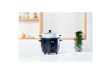 Riskokare Black+Decker 1.8L Svart - Svart - Kök & hushåll - Hushållsmaskiner & vitvaror - Köksmaskiner - Värma & koka - Riskokare