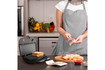 Smörgåsgrill Black+Decker 2 Fack - Kök & hushåll - Hushållsmaskiner & vitvaror - Köksmaskiner - Värma & koka - Klämgrillar & smörgåsgrill