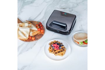 Smörgåsgrill Black+Decker Sandwich Waffle - Kök & hushåll - Hushållsmaskiner & vitvaror - Köksmaskiner - Värma & koka - Klämgrillar & smörgåsgrill