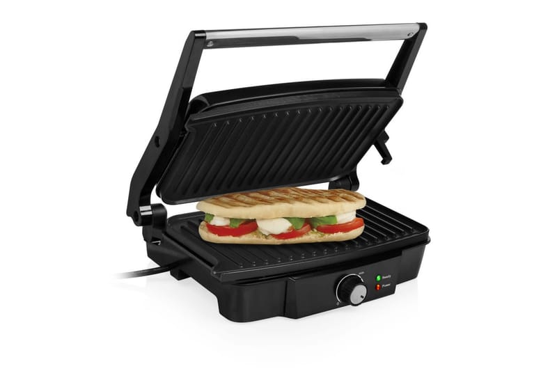 Tristar Kontaktgrill 1500W 27,8x17cm svart - Svart - Klämgrillar & smörgåsgrill