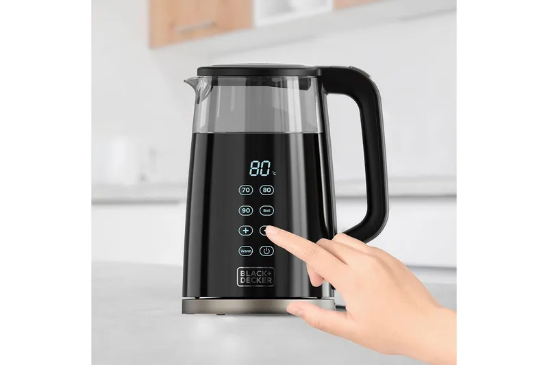 Vattenkokare Black+Decker 1.7L Svart - Svart - Kök & hushåll - Hushållsmaskiner & vitvaror - Köksmaskiner - Värma & koka - Vattenkokare