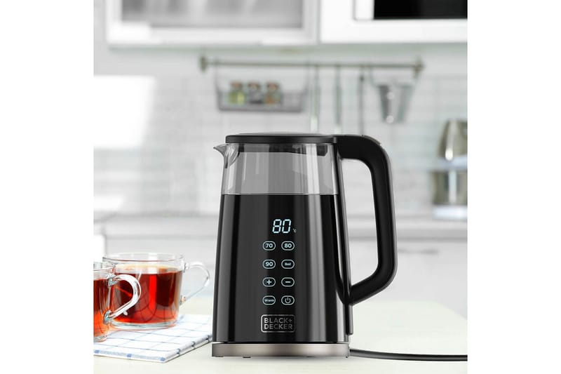 Vattenkokare Black+Decker 1.7L Svart - Svart - Kök & hushåll - Hushållsmaskiner & vitvaror - Köksmaskiner - Värma & koka - Vattenkokare