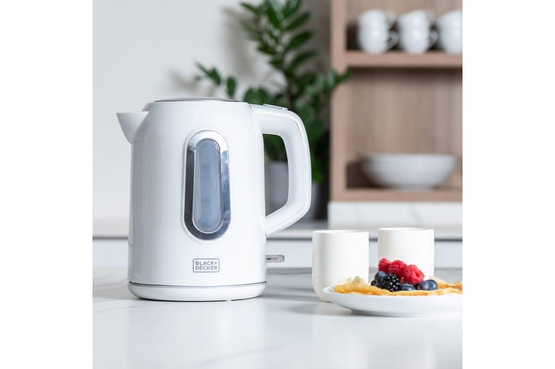Vattenkokare Black+Decker 1.7L Vit - Vit - Kök & hushåll - Hushållsmaskiner & vitvaror - Köksmaskiner - Värma & koka - Vattenkokare