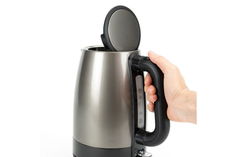 Vattenkokare Black+Decker 2200W 1.7L Borstat Rostfritt Stål - Silver - Kök & hushåll - Hushållsmaskiner & vitvaror - Köksmaskiner - Värma & koka - Vattenkokare