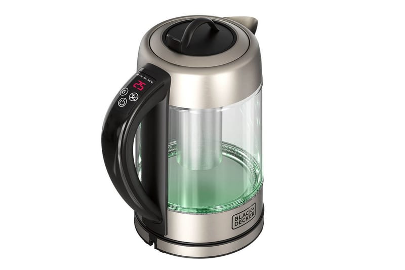 Vattenkokare Black+Decker i Glas med Te-filter 1.7L - Silver - Kök & hushåll - Hushållsmaskiner & vitvaror - Köksmaskiner - Värma & koka - Vattenkokare