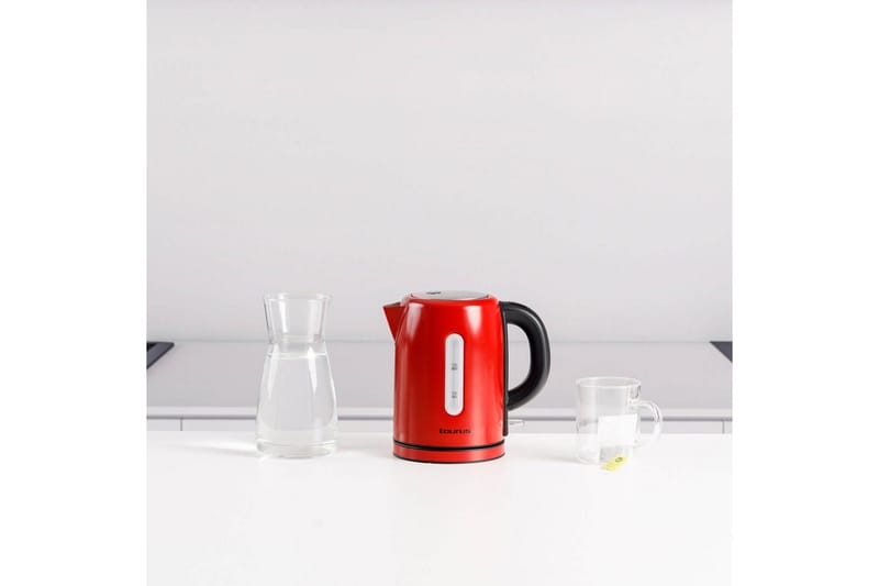 Vattenkokare Taurus 2200W 1L - Red - Kök & hushåll - Hushållsmaskiner & vitvaror - Köksmaskiner - Värma & koka - Vattenkokare