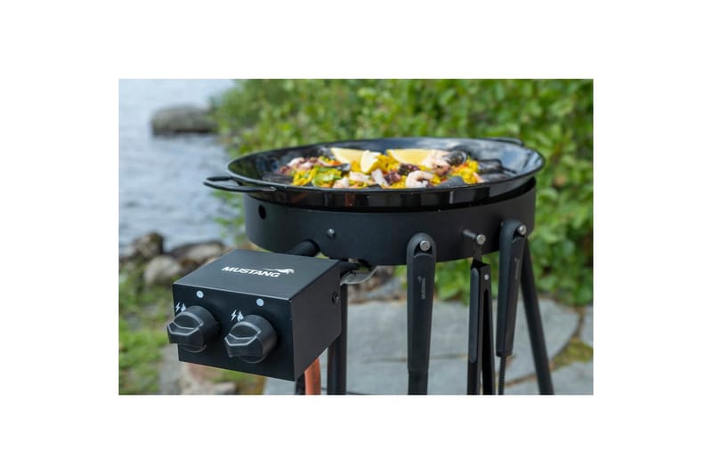 Brännarring Set Mustang Premium L Svart - Svart - Kök & hushåll - Hushållsmaskiner & vitvaror - Spis - Spishäll - Grillhäll