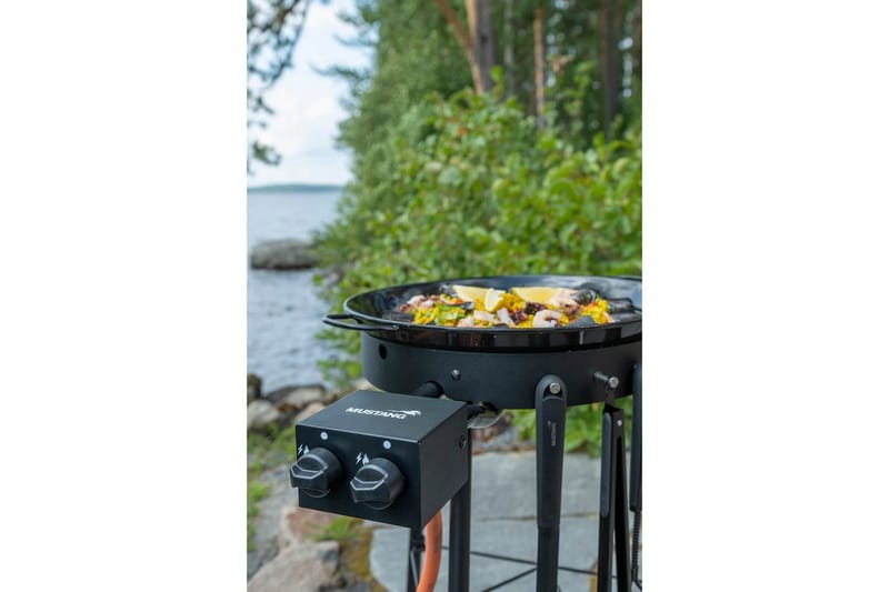 Brännarring Set Mustang Premium L Svart - Svart - Kök & hushåll - Hushållsmaskiner & vitvaror - Spis - Spishäll - Grillhäll