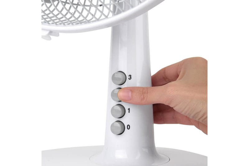 Bordsfläkt Black+Decker 5 Blad 40W Vit - Kök & hushåll - Klimatkontroll - Fläktar - Bordsfläkt