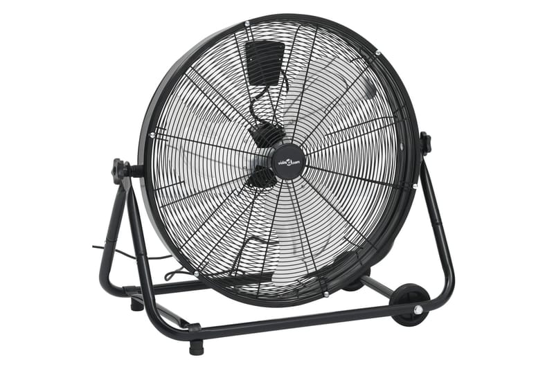 Industrifläkt 60 cm 180 W svart - Svart - Kök & hushåll - Klimatkontroll - Fläktar - Bordsfläkt