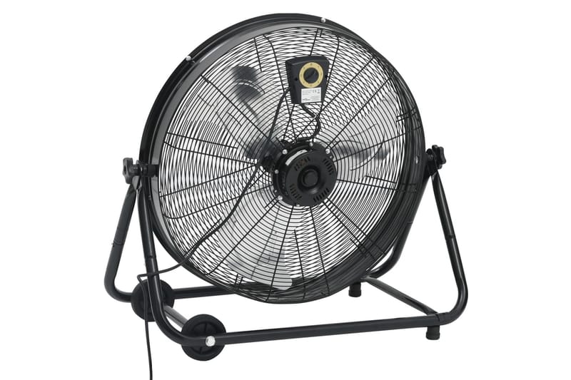 Industrifläkt 60 cm 180 W svart - Svart - Kök & hushåll - Klimatkontroll - Fläktar - Bordsfläkt