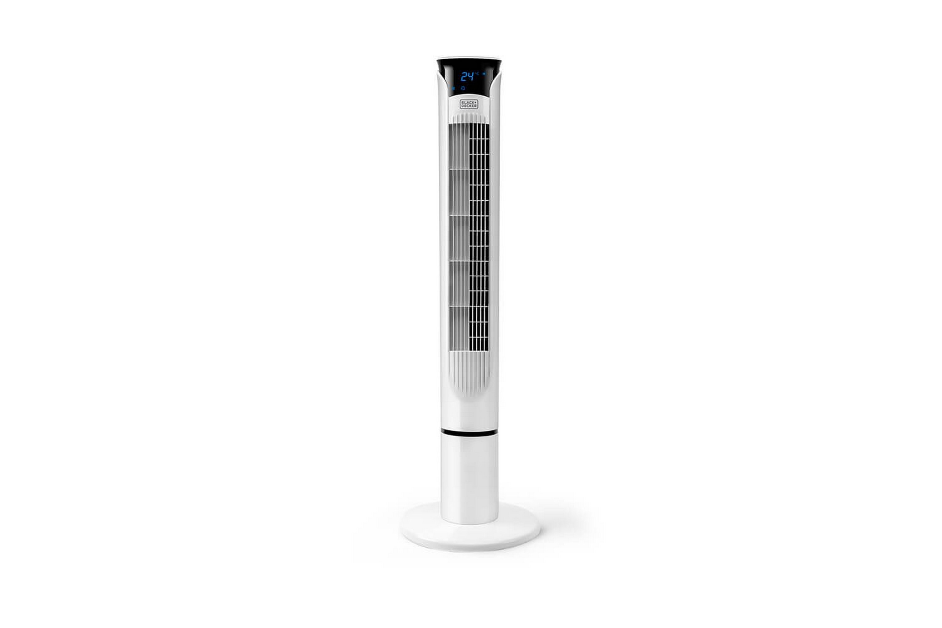 Pelarfläkt Black+Decker Vit 102 cm - 102 cm