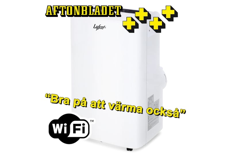 Högeffektiv AC för 58 m² 4100 W inkl. WIFI - Portabel AC