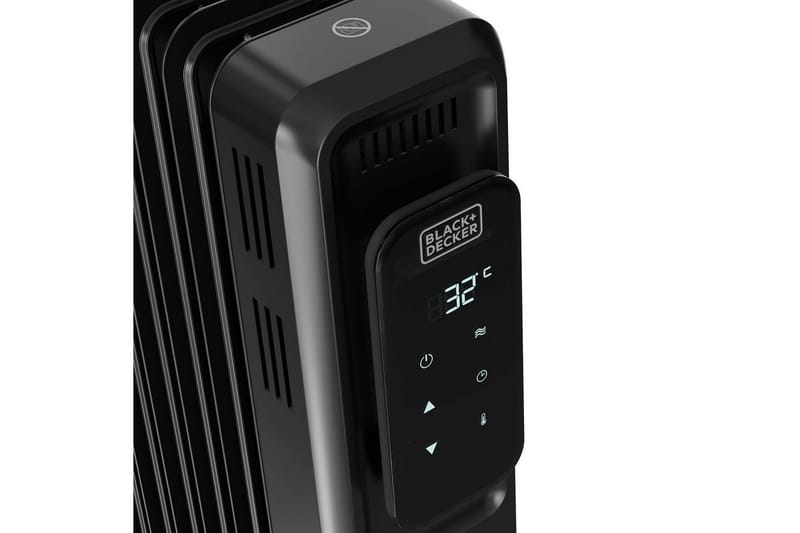 Oljeelement Black+Decker Digital Svart - Svart - Kök & hushåll - Klimatkontroll - Uppvärmning - Element & radiator - Oljefyllda element