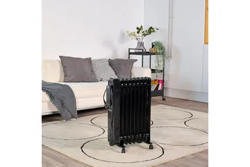 Oljeelement Black+Decker Digital Svart - Svart - Kök & hushåll - Klimatkontroll - Uppvärmning - Element & radiator - Oljefyllda element