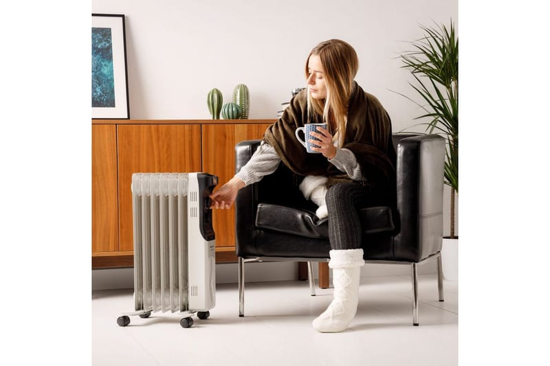 Oljeelement Taurus New Dakar - Silver - Kök & hushåll - Klimatkontroll - Uppvärmning - Element & radiator - Oljefyllda element