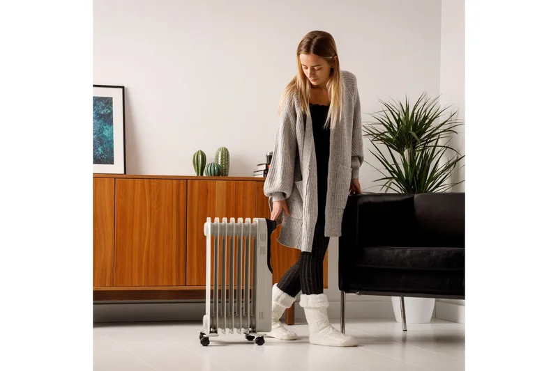 Oljeelement Taurus New Dakar - Silver - Kök & hushåll - Klimatkontroll - Uppvärmning - Element & radiator - Oljefyllda element