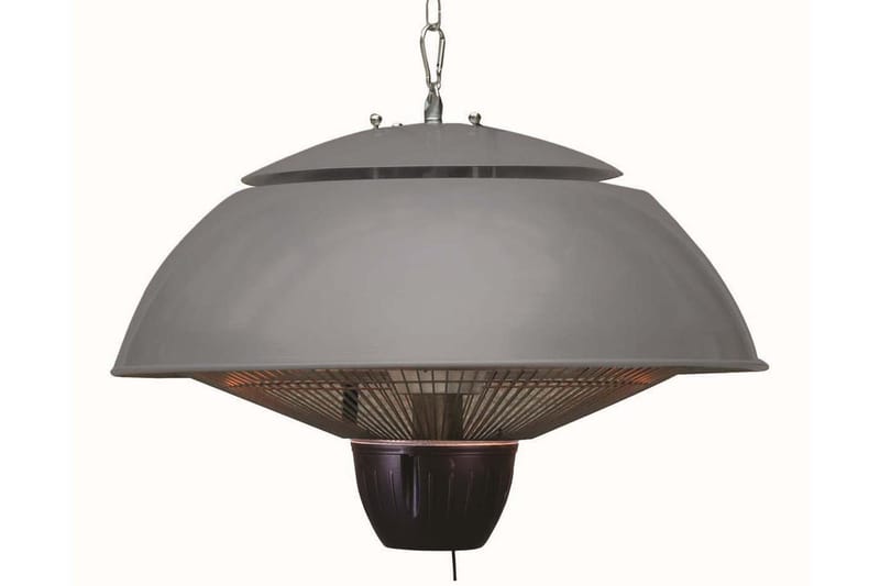 BORDEAUX Infravärmare Hängande 43 cm 1500 w Grå - Infravärme