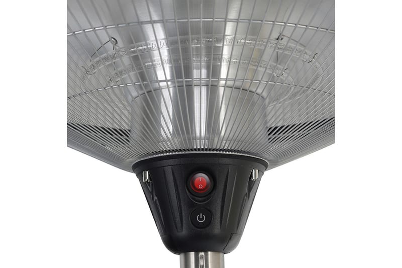 Terrassvärmare med fjärrkontroll 2100W Silver - Kök & hushåll - Klimatkontroll - Uppvärmning - Utevärme - Infravärme