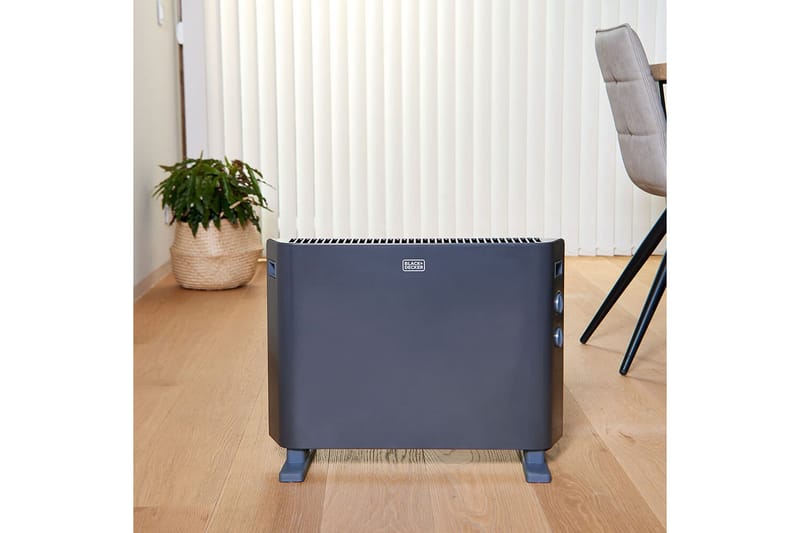 Konvektorelement Black+Decker 2000W Svart - Svart - Kök & hushåll - Klimatkontroll - Uppvärmning - Utevärme - Värmefläkt