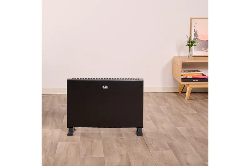 Konvektorelement Black+Decker Digital 2000W Svart - Svart - Kök & hushåll - Klimatkontroll - Uppvärmning - Utevärme - Värmefläkt