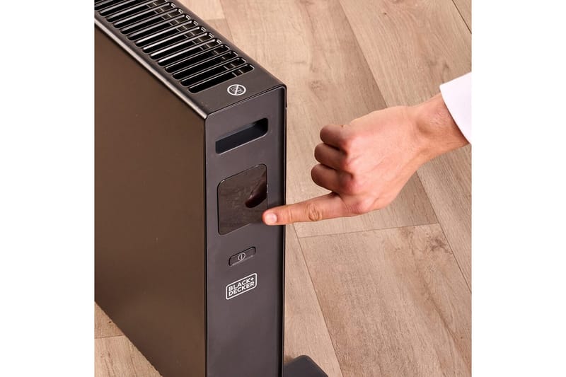 Konvektorelement Black+Decker Digital 2000W Svart - Svart - Kök & hushåll - Klimatkontroll - Uppvärmning - Utevärme - Värmefläkt