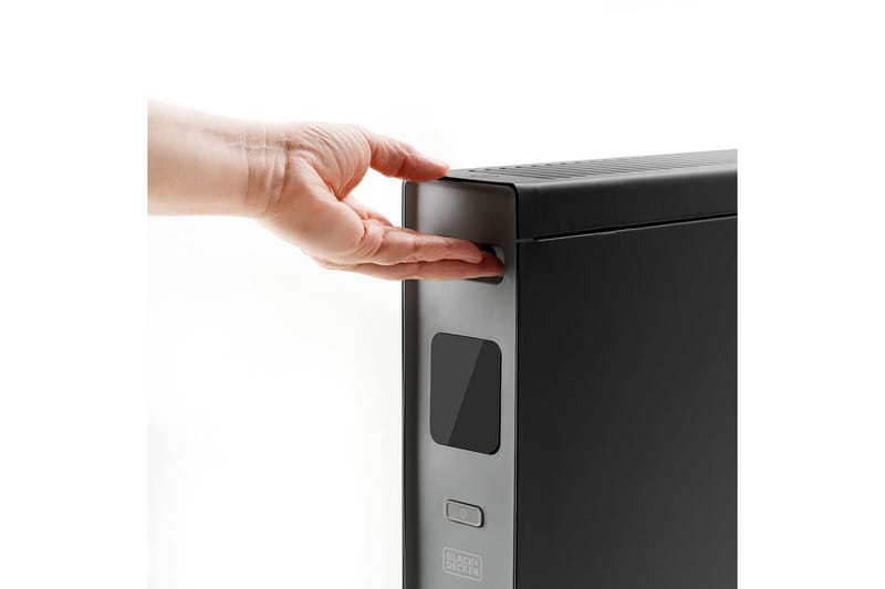 Konvektorelement Black+Decker Digital 2000W Svart - Svart - Kök & hushåll - Klimatkontroll - Uppvärmning - Utevärme - Värmefläkt