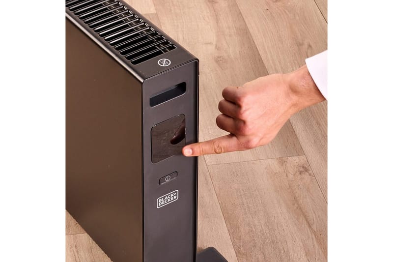 Konvektorelement Black+Decker Digital 2000W Svart - Svart - Kök & hushåll - Klimatkontroll - Uppvärmning - Utevärme - Värmefläkt