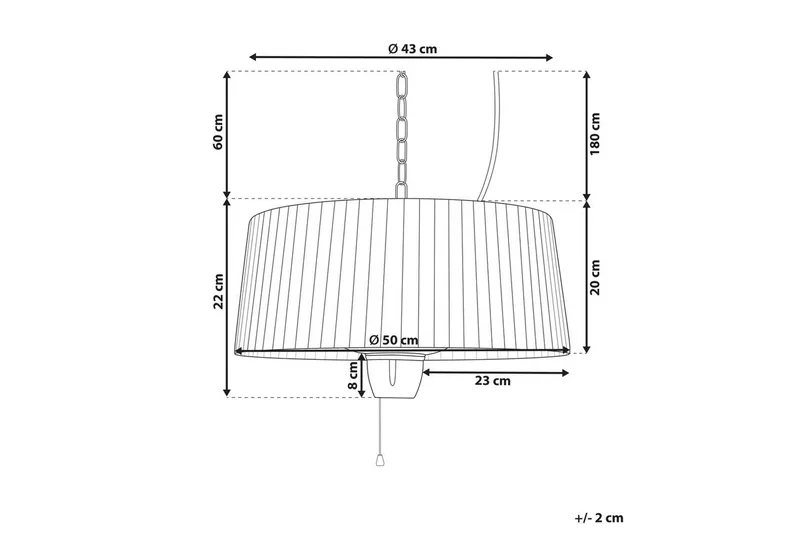 Terrassvärmare Ascea - Svart - Kök & hushåll - Klimatkontroll - Uppvärmning - Utevärme - Infravärme