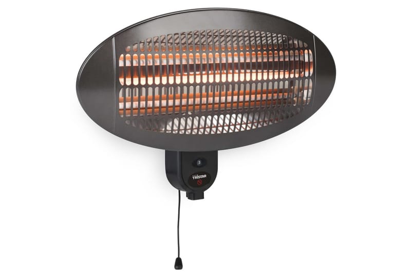 Tristar Väggmonterad terrassvärmare KA-5286 2000 W quartz sv - Svart - Infravärme