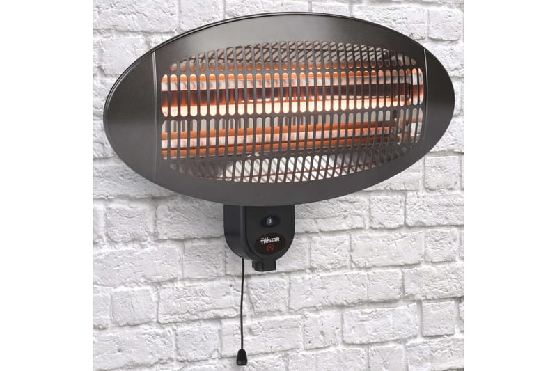 Tristar Väggmonterad terrassvärmare KA-5286 2000 W quartz sv - Svart - Infravärme