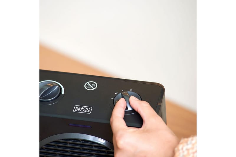 Värmefläkt Black+Decker 1500W Svart - Kök & hushåll - Klimatkontroll - Uppvärmning - Utevärme - Värmefläkt