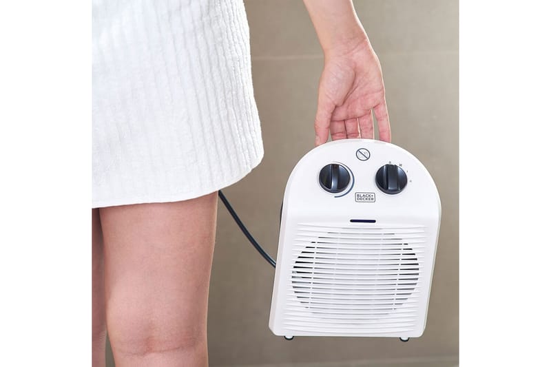 Värmefläkt Black+Decker 2000W Vit - Kök & hushåll - Klimatkontroll - Uppvärmning - Utevärme - Värmefläkt