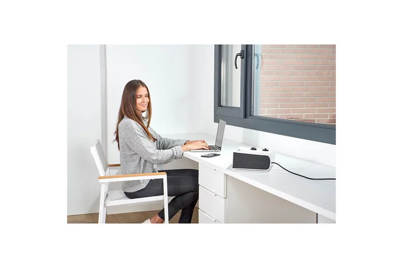 Värmefläkt Black+Decker Justerbar 2000W Vit - Vit - Kök & hushåll - Klimatkontroll - Uppvärmning - Utevärme - Värmefläkt