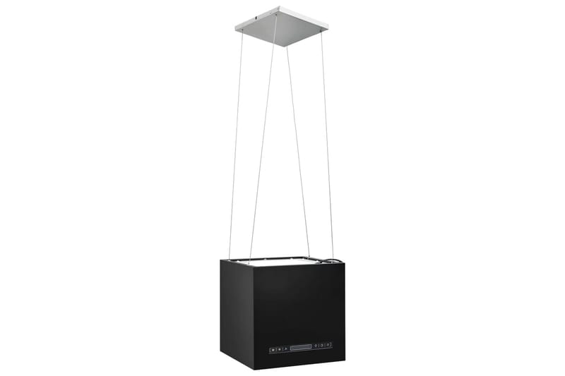 Hängande köksfläkt touchsensor LCD 37 cm pulverlackerat stål - Svart - Kök & hushåll - Hushållsmaskiner & vitvaror - Köksfläkt & spisfläkt - Frihängande köksfläkt
