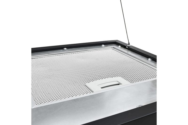 Hängande köksfläkt touchsensor LCD 37 cm pulverlackerat stål - Svart - Kök & hushåll - Hushållsmaskiner & vitvaror - Köksfläkt & spisfläkt - Frihängande köksfläkt