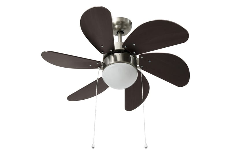 Takfläkt med lampa 76 cm mörkbrun - Brun - Kök & hushåll - Klimatkontroll - Ventilation - Takventilation - Takfläkt