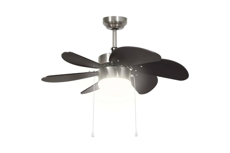 Takfläkt med lampa 76 cm mörkbrun - Brun - Kök & hushåll - Klimatkontroll - Ventilation - Takventilation - Takfläkt
