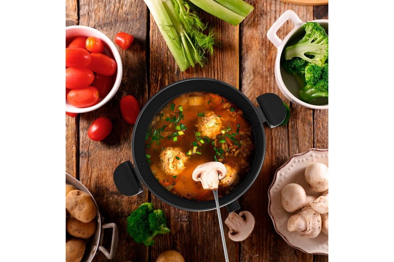 Fonduegryta Black+Decker 2L - Silver - Kök & hushåll - Matlagning & bakning - Grytor, kastruller & stekkärl - Fonduegrytor