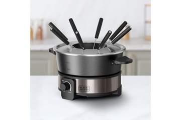 Fonduegryta Black+Decker 2L - Silver - Kök & hushåll - Matlagning & bakning - Grytor, kastruller & stekkärl - Fonduegrytor