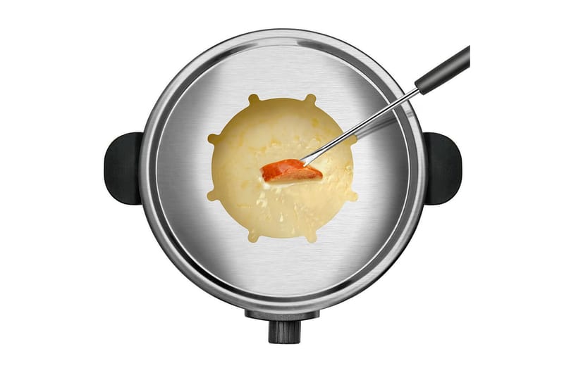Fonduegryta Taurus 1000W - Svart||Silver - Kök & hushåll - Matlagning & bakning - Grytor, kastruller & stekkärl - Fonduegrytor