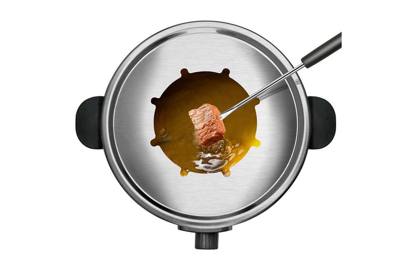 Fonduegryta Taurus 1000W - Svart||Silver - Kök & hushåll - Matlagning & bakning - Grytor, kastruller & stekkärl - Fonduegrytor