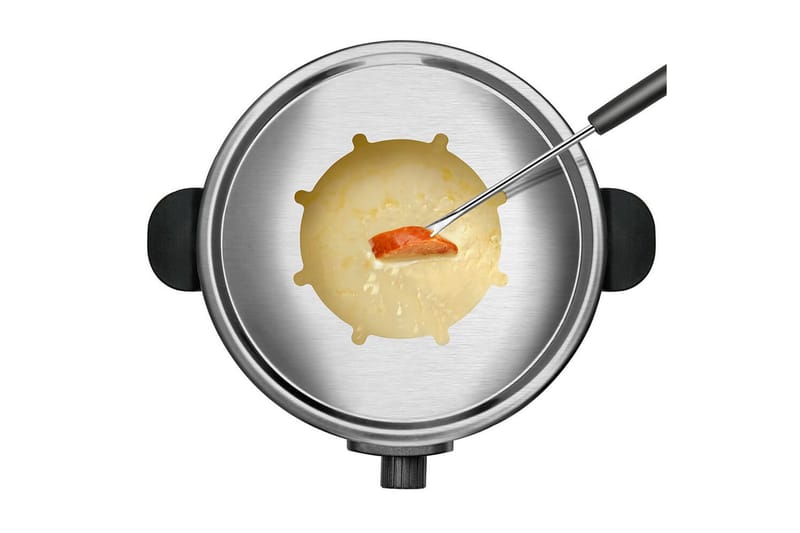Fonduegryta Taurus 1000W - Svart||Silver - Kök & hushåll - Matlagning & bakning - Grytor, kastruller & stekkärl - Fonduegrytor