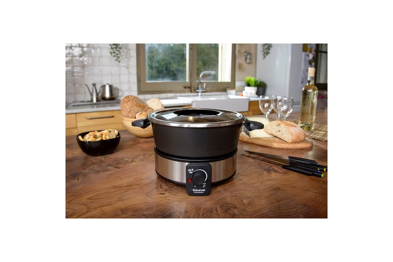 Fonduegryta Taurus 1000W - Svart||Silver - Kök & hushåll - Matlagning & bakning - Grytor, kastruller & stekkärl - Fonduegrytor