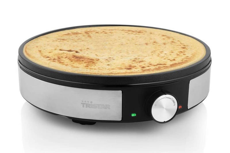 Tristar Crepejärn BP-2638 1200 W svart och silver - Pannkaks & plättlagg - Crêpeshällar
