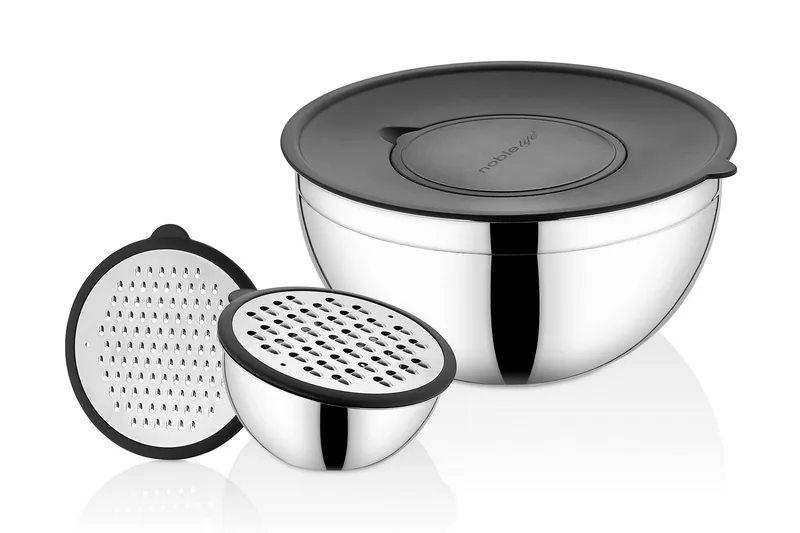 Förvaringslådor 6-pack, Stålgrå