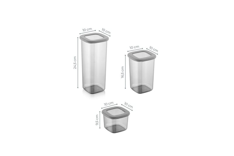 Kazuyasu Förvaringsburk - Antracit - Kök & hushåll - Matlagning & bakning - Köksredskap & kökstillbehör - Flaskor & burkar